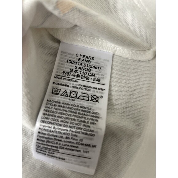 Gap For Good Size 5 Organic Cotton Disney And Friends Long Sleeve Shirt - Picture 5 of 6